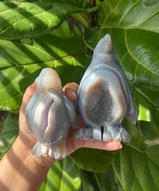 Druzy Agate Penguin