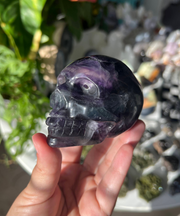 Fluorite Skull