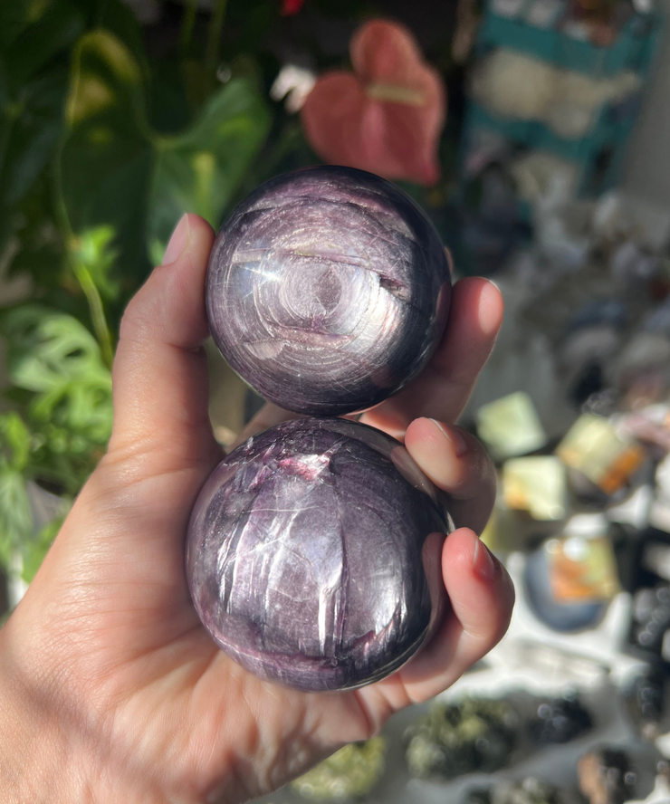 Small Mica Lepidolite Sphere - Pick Your Own