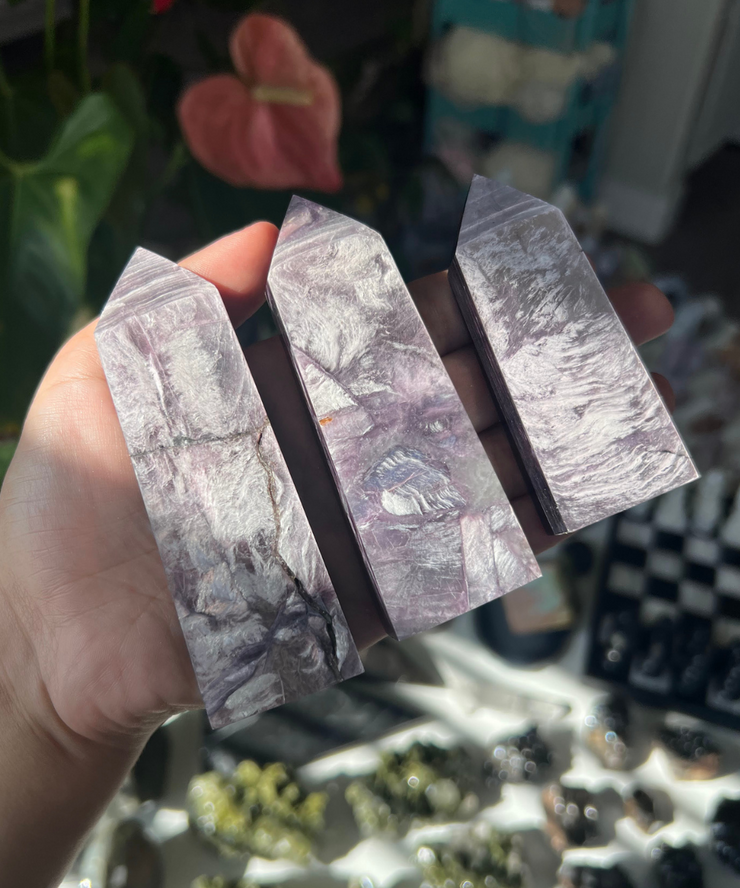 Mica Lepidolite Tower - Pick Your Own