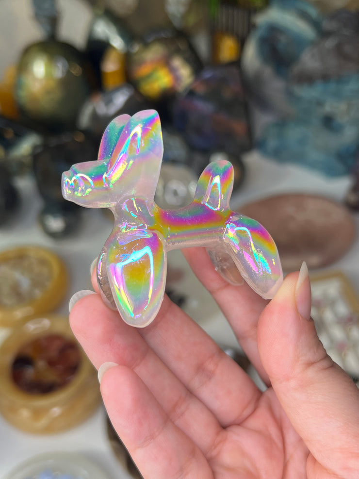 Aura Coated Quartz Dog - Pick Your Own