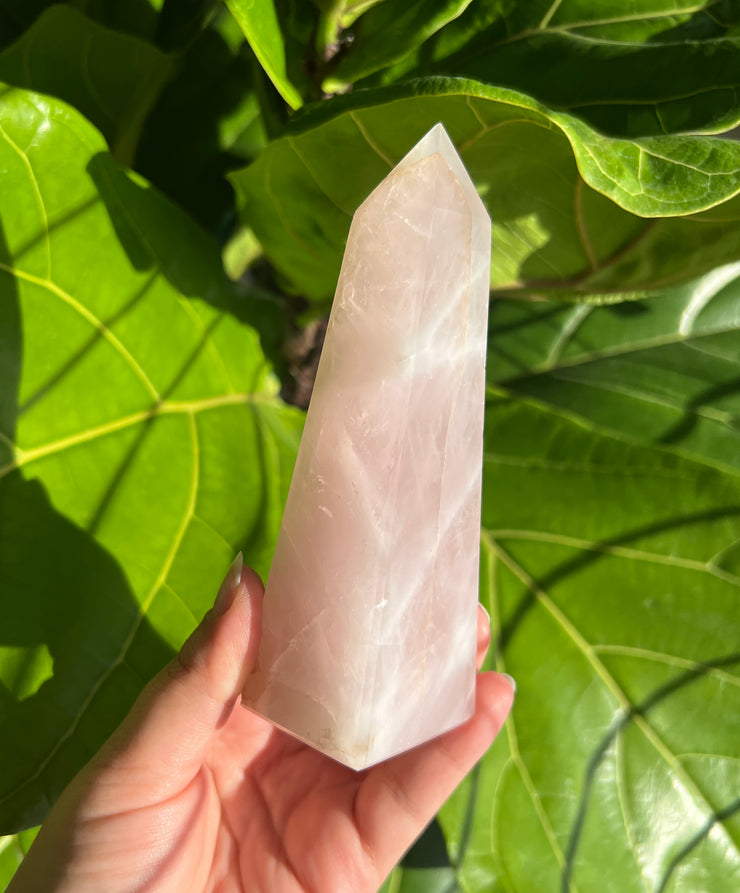 Rose Quartz Obelisk