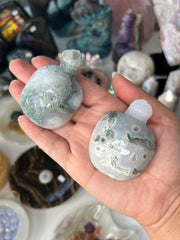 Moss Agate Turtle - Pick Your Own