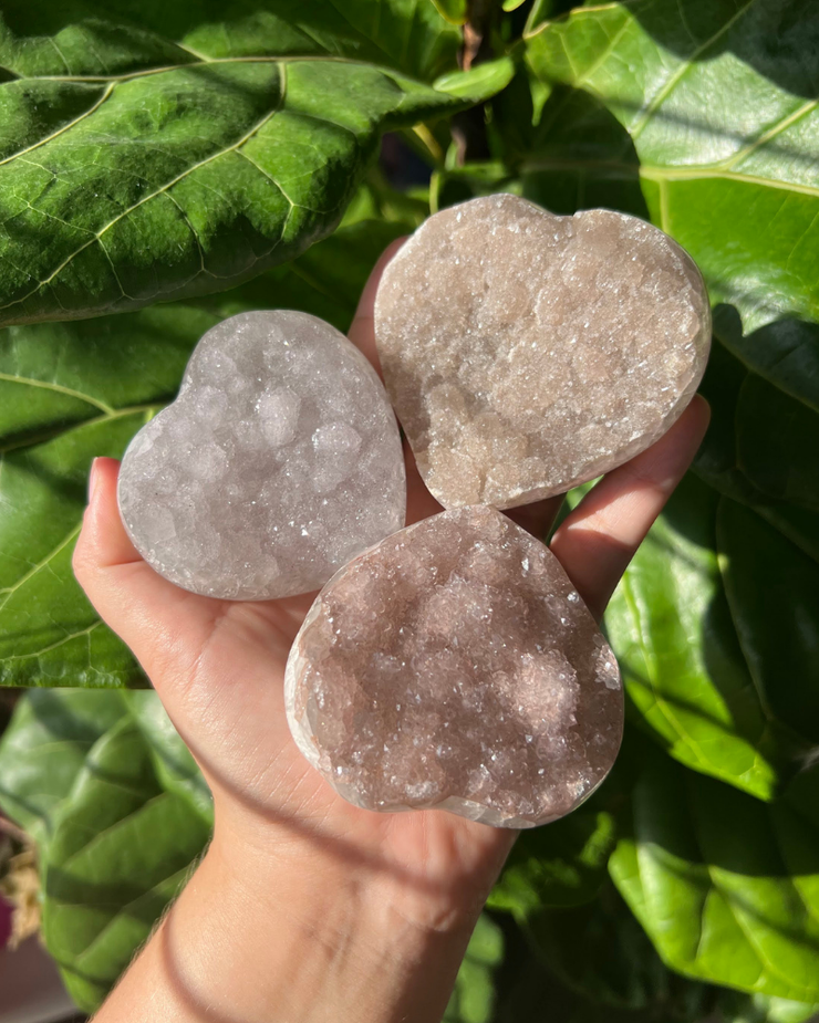 Rainbow Amethyst Heart - Pick Your Own