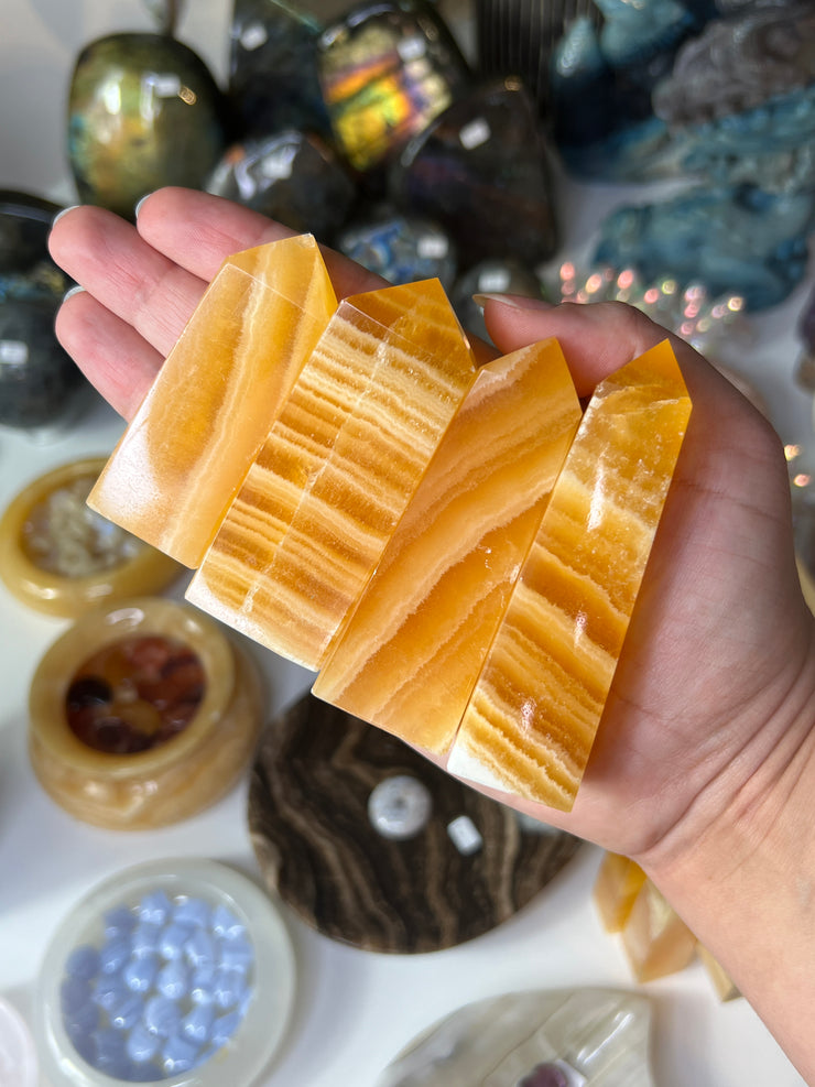 Orange Calcite Point - Pick Your Own