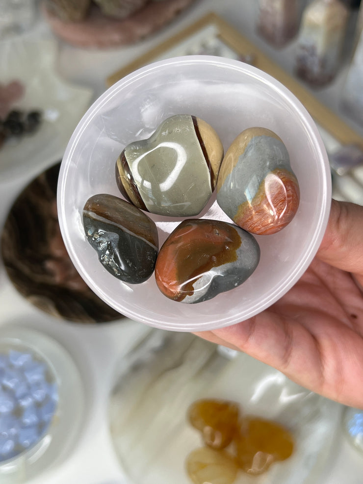 Polychrome Jasper Mini Heart