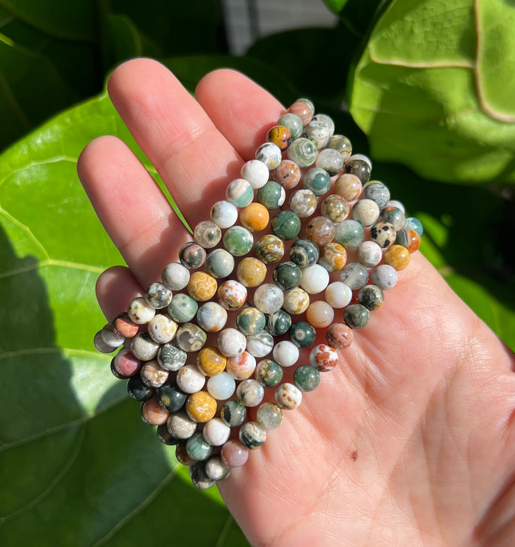 Ocean Jasper Bracelet 6mm