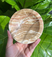 Chocolate Calcite Bowl