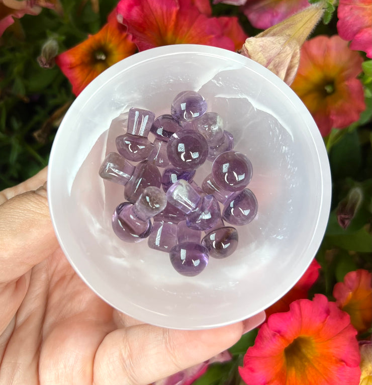 Mini Purple Fluorite Mushie
