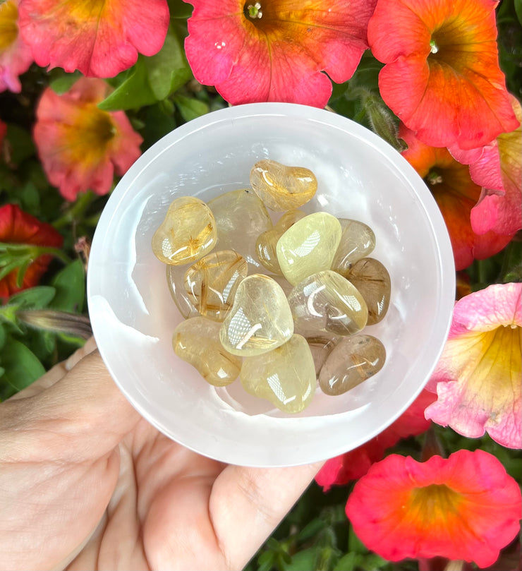 Mini Rutilated Quartz Heart