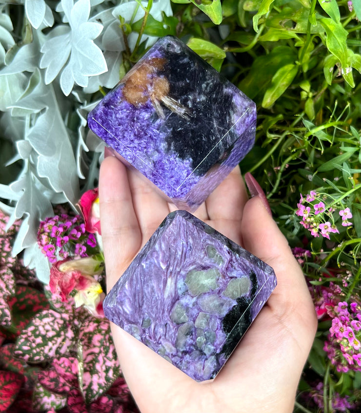 Charoite Cube - Pick Your Own