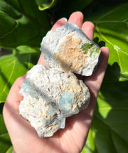 Raw Aquamarine / Peridot