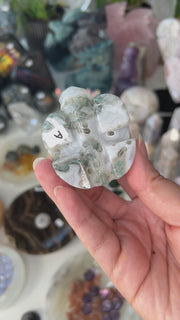 Moss Agate Turtle - Pick Your Own