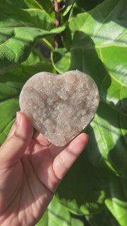 Rainbow Amethyst Heart - Pick Your Own