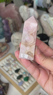 Pink Amethyst x Flower Agate Tower - Pick Your Own