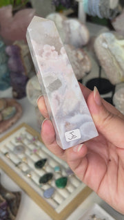 Pink Amethyst x Flower Agate Tower - Pick Your Own