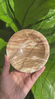 Chocolate Calcite Bowl