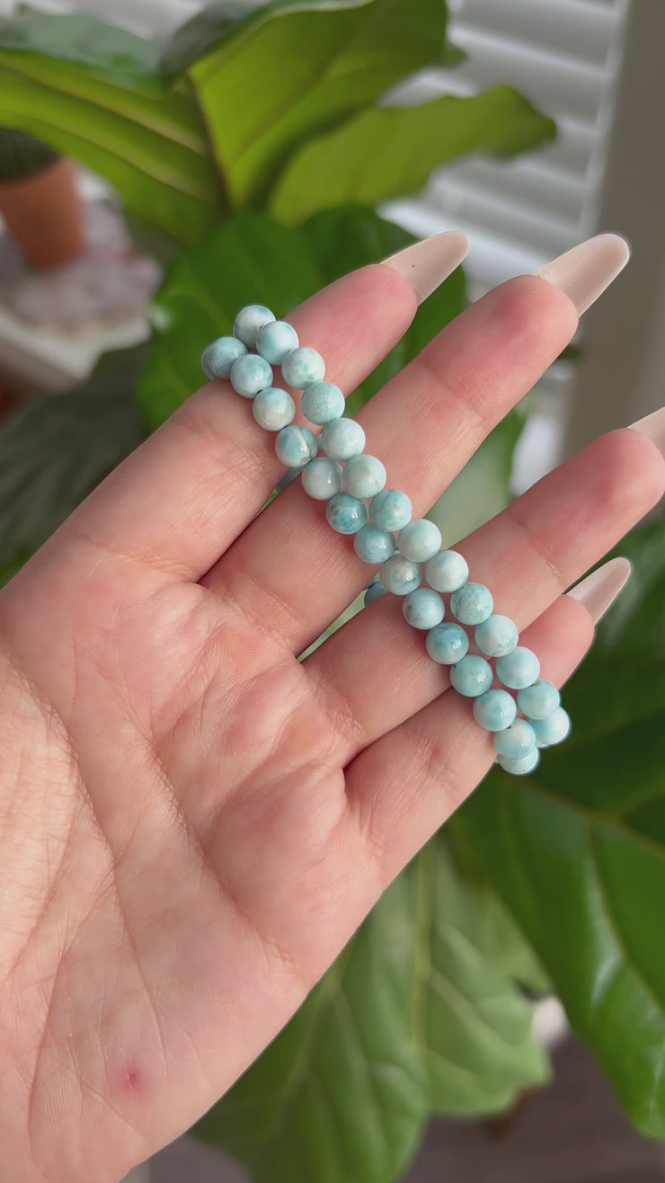 Larimar Beaded Bracelet