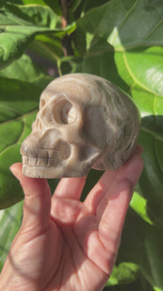 Green Onyx Skull