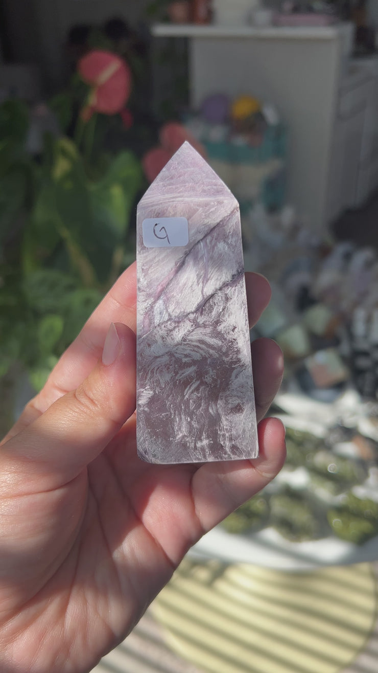 Mica Lepidolite Tower - Pick Your Own