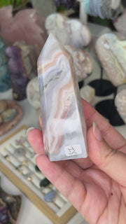 Pink Amethyst x Flower Agate Tower - Pick Your Own