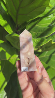 High Quality Flower Agate Tower - Pick Your Own