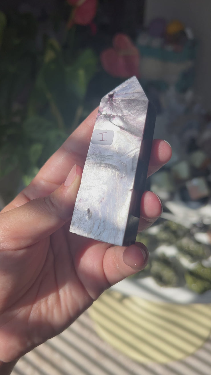 Mica Lepidolite Tower - Pick Your Own