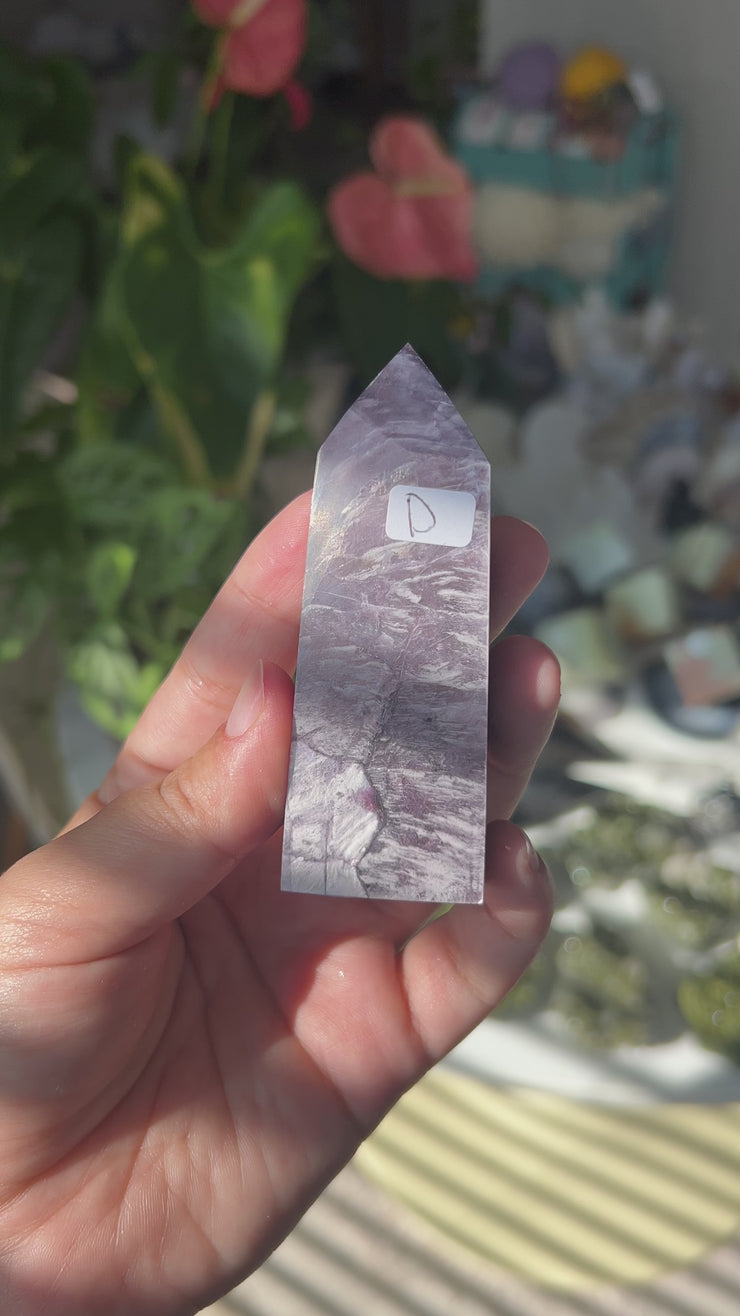 Mica Lepidolite Tower - Pick Your Own