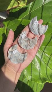 Raw Chalcedony Moon