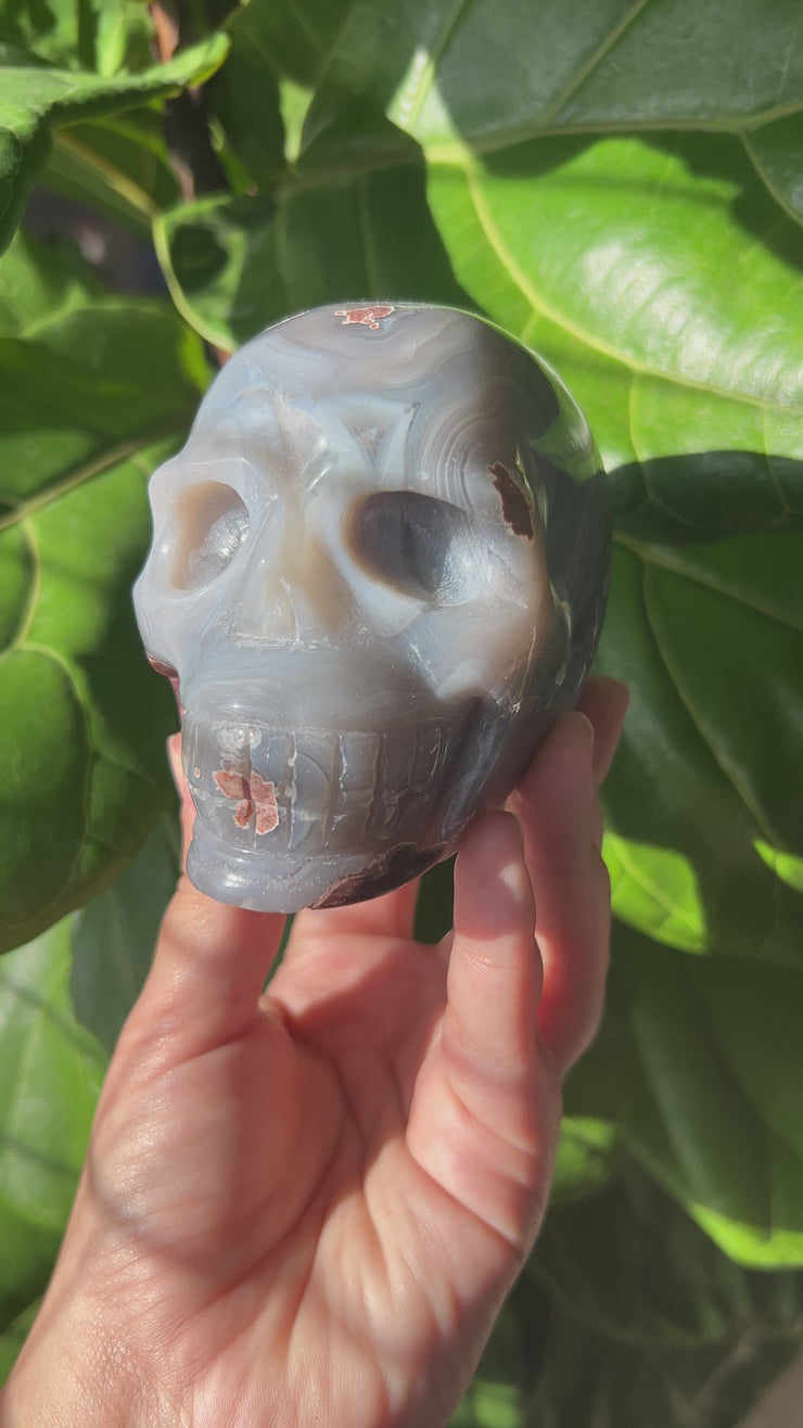 Agate Skull