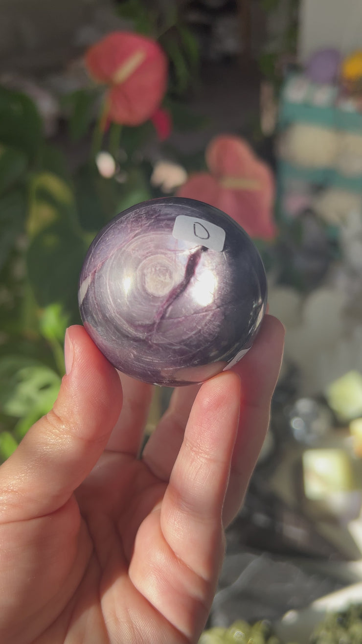 Small Mica Lepidolite Sphere - Pick Your Own