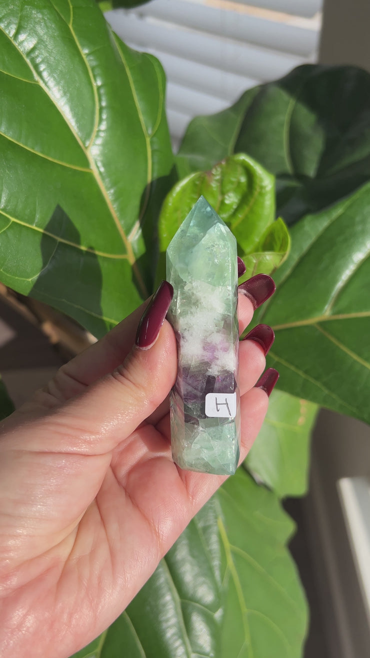 Rainbow Fluorite Tower - Pick Your Own