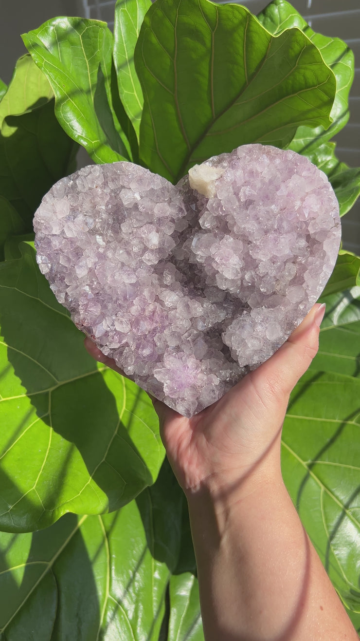 XL Amethyst Heart G