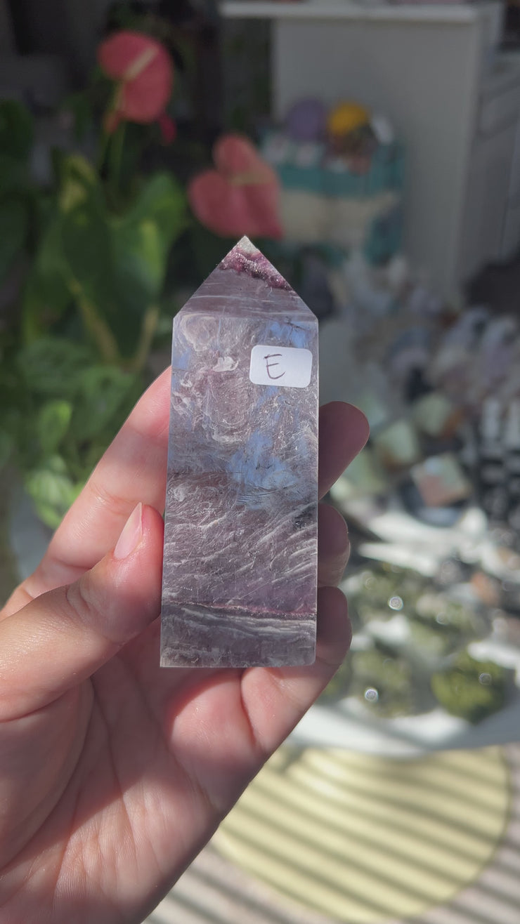 Mica Lepidolite Tower - Pick Your Own