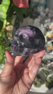 Fluorite Skull