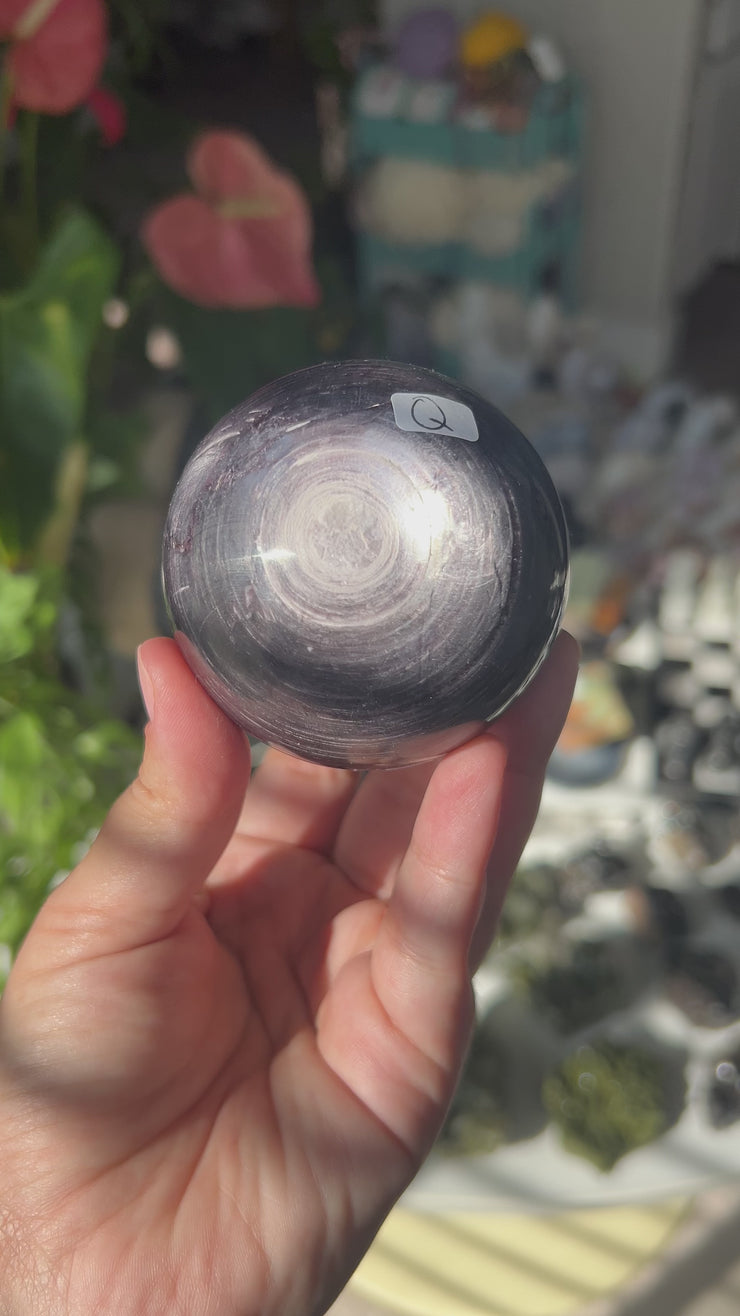Medium Mica Lepidolite Sphere - Pick Your Own