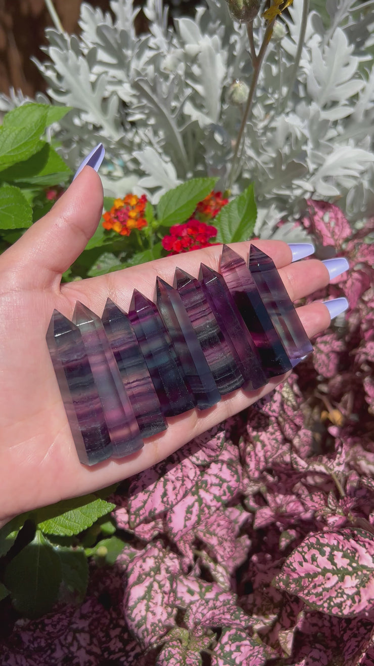 Fluorite Point - Pick Your Size