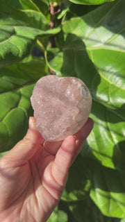 Rainbow Amethyst Heart - Pick Your Own