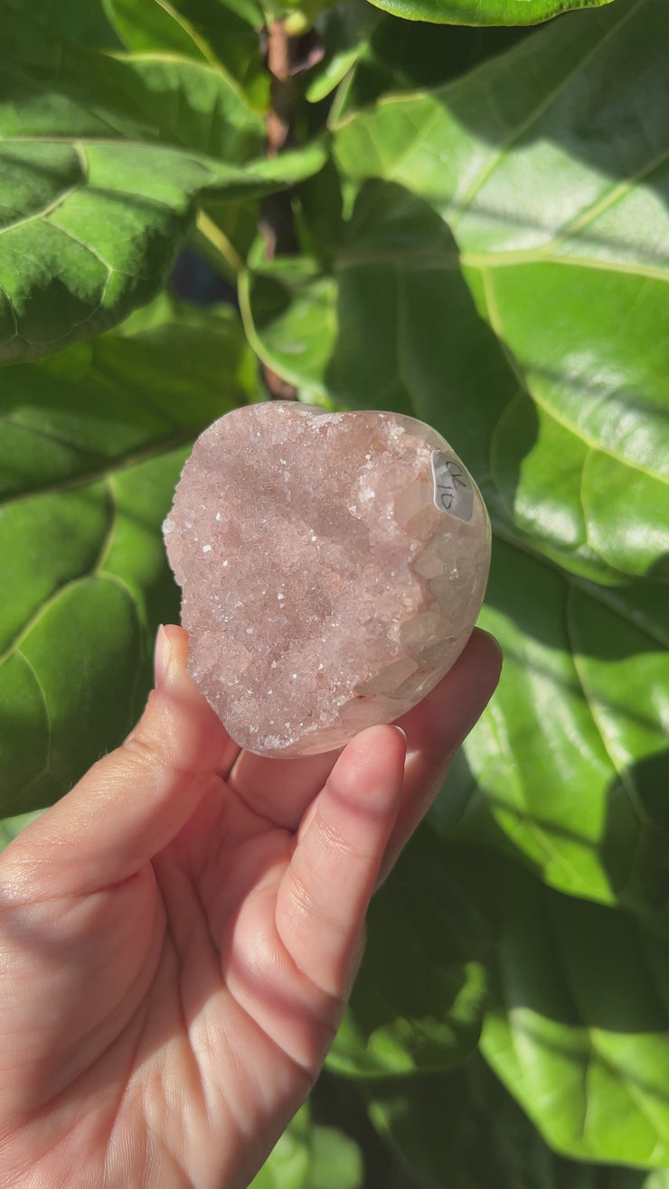 Rainbow Amethyst Heart - Pick Your Own