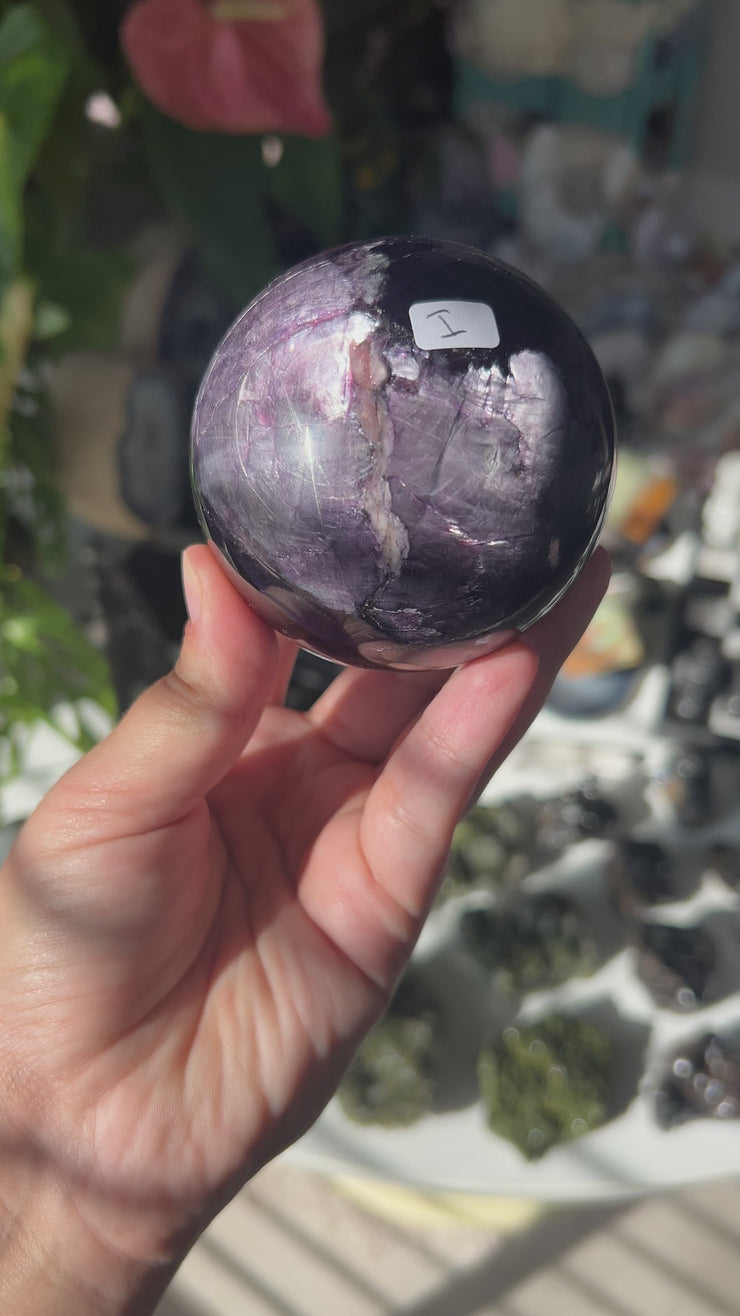 Medium Mica Lepidolite Sphere - Pick Your Own