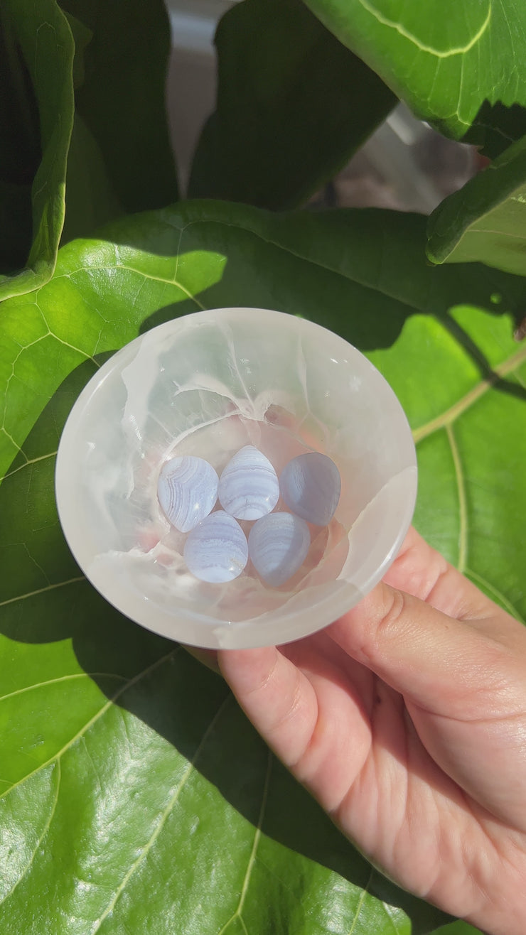 Blue Lace Agate Teardrop