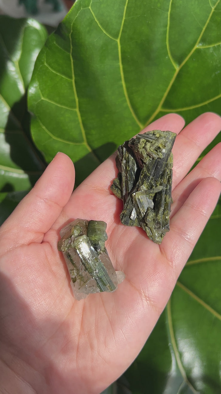 Raw Green Tourmaline -  Pick Your Own