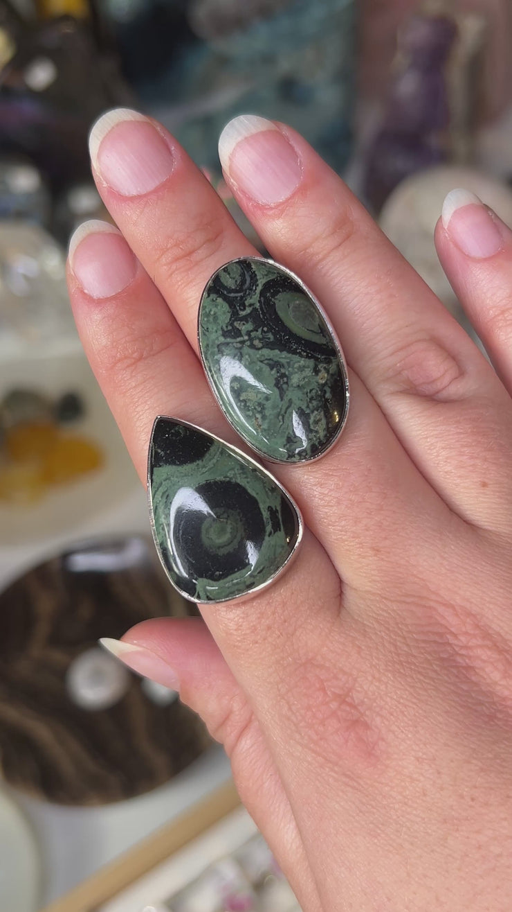 Sterling Silver Kambaba Jasper Ring - Pick Your Own