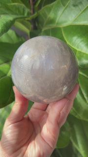 XL Blue Rose Quartz Sphere