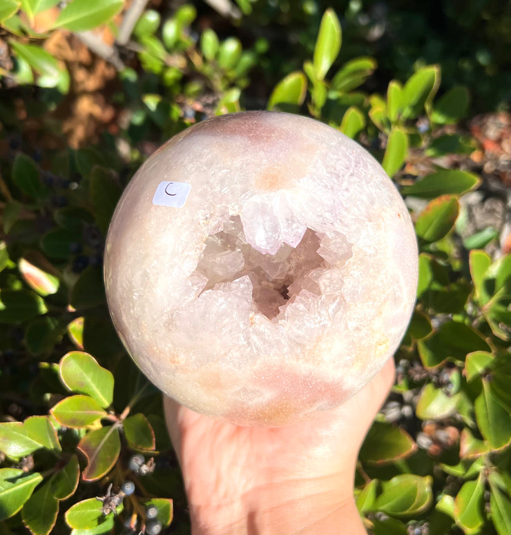 XL Pink Amethyst Sphere C